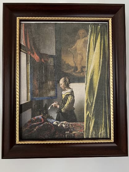 フェルメールと17世紀オランダ絵画展_4 『窓辺で手紙を読む女』