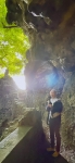 宮古ご奉納（4年12月）アマガー洞窟、光