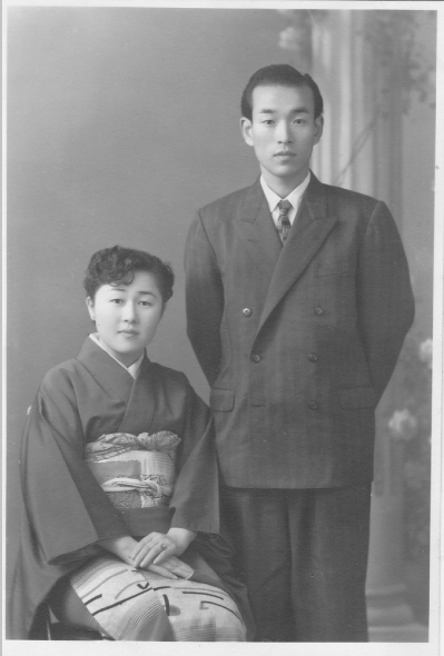 両親結婚写真19570104