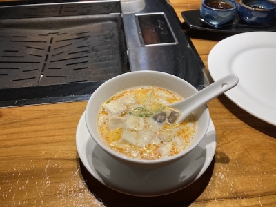 韓国風焼肉なのにココナツミルクのスープ？