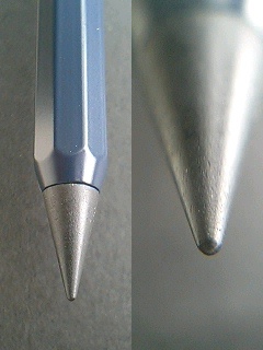 木軸 シャーペン 0.5mm 紫檀 芯ケース 真鍮合金製 削り出し | www